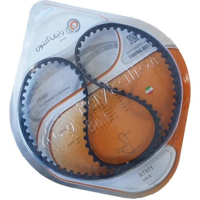 تسمه تایم رایکالتون مدل 104 دندانه مناسب پژو 206 تیپ 2 و 3